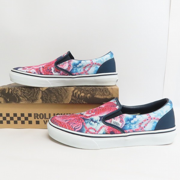 実際に弊社で買取させて頂いたVANS×ROLLICKING VINTAGE/バンズ×ローリッキングヴィンテージ スリッポン スニーカー V98RK ALOHA 571995-0001/27.5の画像 3枚目