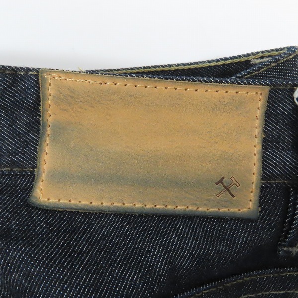 実際に弊社で買取させて頂いたTOPMAN/トップマン 13OZ ヴィンテージスリムフィット インディゴデニムパンツ 32の画像 5枚目