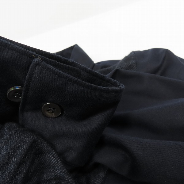 実際に弊社で買取させて頂いたGIORGIO ARMANI/ジョルジオアルマーニ デザイン切替 フロントフリンジ シャツ/37の画像 6枚目