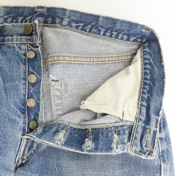 実際に弊社で買取させて頂いたLevis/リーバイス 刻印8/点々 足長R ヴィンテージ/ビンテージ デニムパンツの画像 2枚目