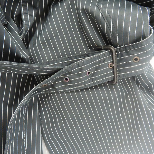 実際に弊社で買取させて頂いたCoSTUME NATIONAL HOMME/コスチュームナショナルオム  ステンカラーコート /46の画像 7枚目