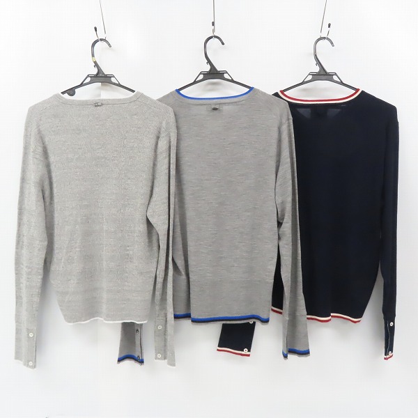 実際に弊社で買取させて頂いたBLACK FLEECE by Brooks Brothers/ブラックフリース ブルックスブラザーズ Vネックセーター 3点セットの画像 1枚目