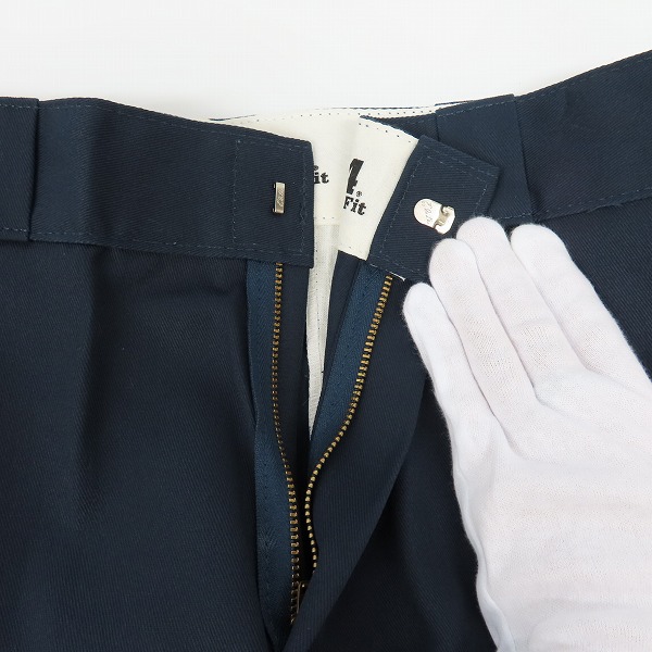 実際に弊社で買取させて頂いた【未使用】Dickies/ディッキーズ ワークパンツ/チノパン/ネイビー/ 30の画像 6枚目