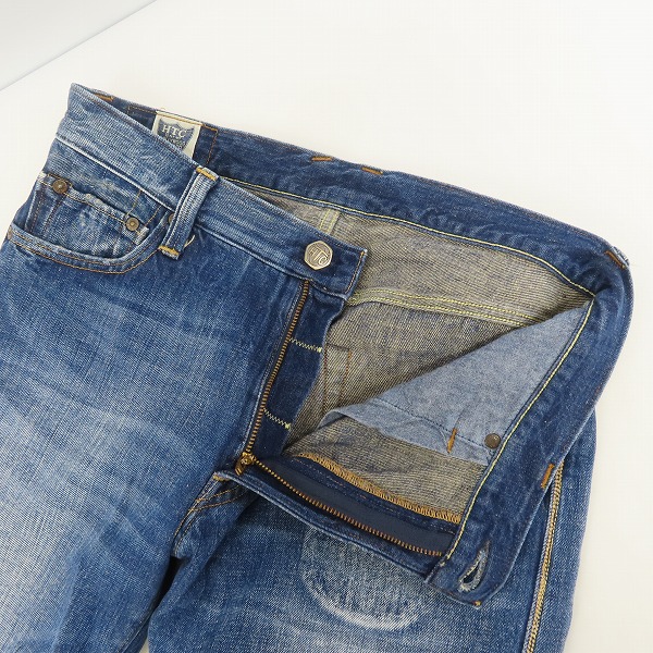 実際に弊社で買取させて頂いたHTC/エイチティーシー ストレートデニムパンツ FONZIE LOT:1468/30の画像 2枚目