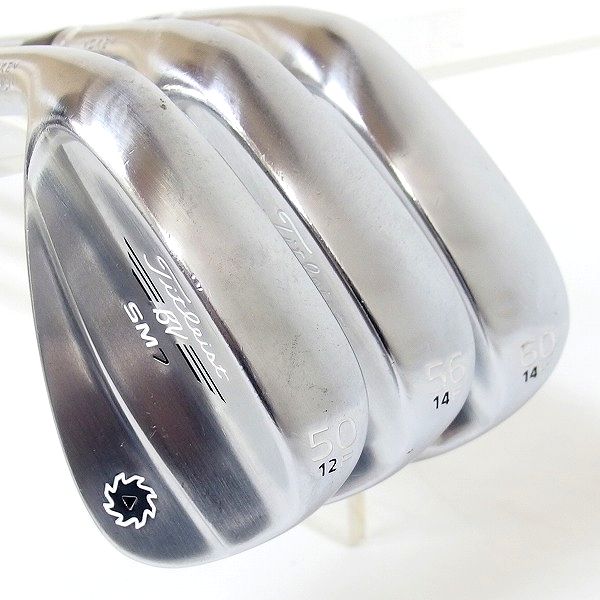 実際に弊社で買取させて頂いたTitleist/タイトリスト BV/ボーケイデザイン SM7 ウェッジ レフティ/左用 50/12,56/14,60/14 3本セットNSPRO FLEX：S