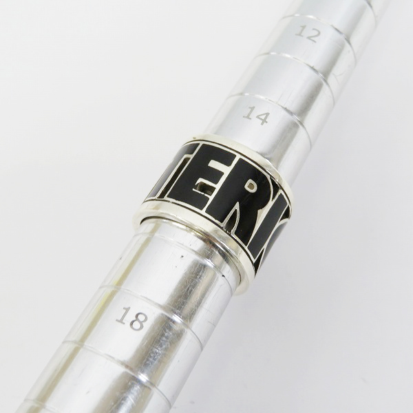 実際に弊社で買取させて頂いたHysterics/ヒステリックス ロゴデザイン シルバー リング/16号の画像 6枚目