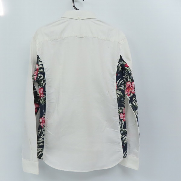 実際に弊社で買取させて頂いた【未使用】uniform experiment/ユニフォーム エクスペリメント サイド切替 ボタン 長袖シャツ UE-140014/3の画像 1枚目