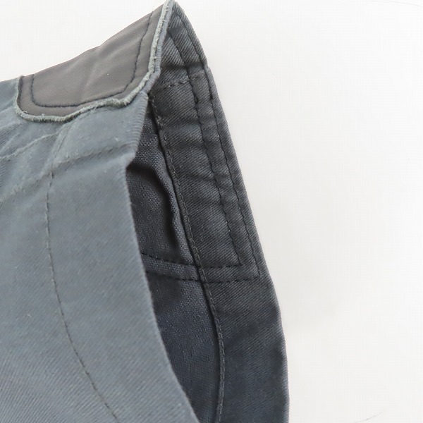 実際に弊社で買取させて頂いたCOMME des GARCONS×Dickies/コムデギャルソン×ディッキーズ レザーパーツ クロップドパンツ WD-P901/Sの画像 7枚目