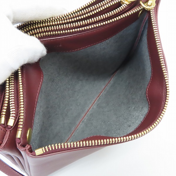 実際に弊社で買取させて頂いたCELINE/セリーヌ TRIO/トリオ ショルダーバッグの画像 3枚目