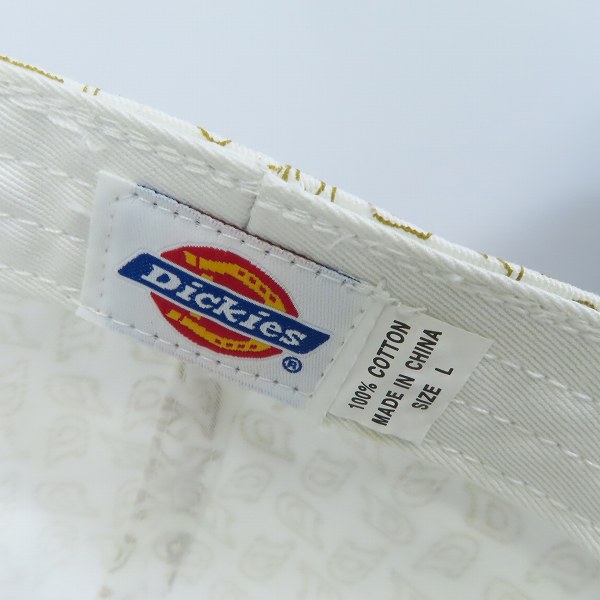 実際に弊社で買取させて頂いた(1)【未使用】Dickies/ディッキーズ キャップ ホワイト/ブラック L 2点セットの画像 3枚目