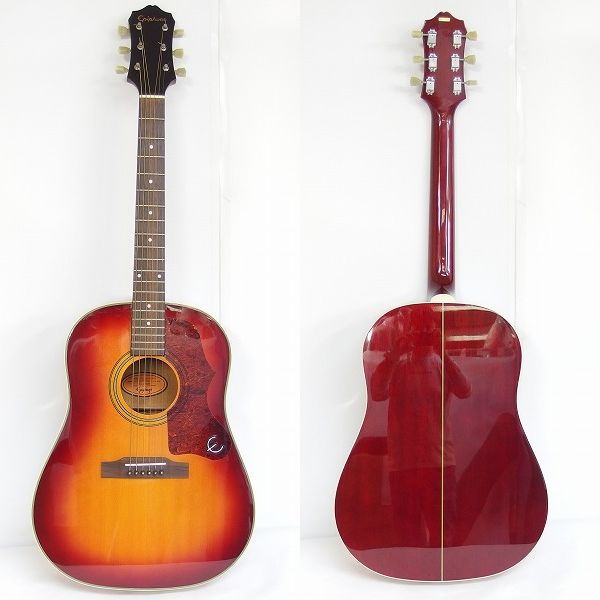 実際に弊社で買取させて頂いた★Epiphone/エピフォン 1963 AJ-45 HCS アコースティックギター/アコギ ソフトケース付の画像 1枚目