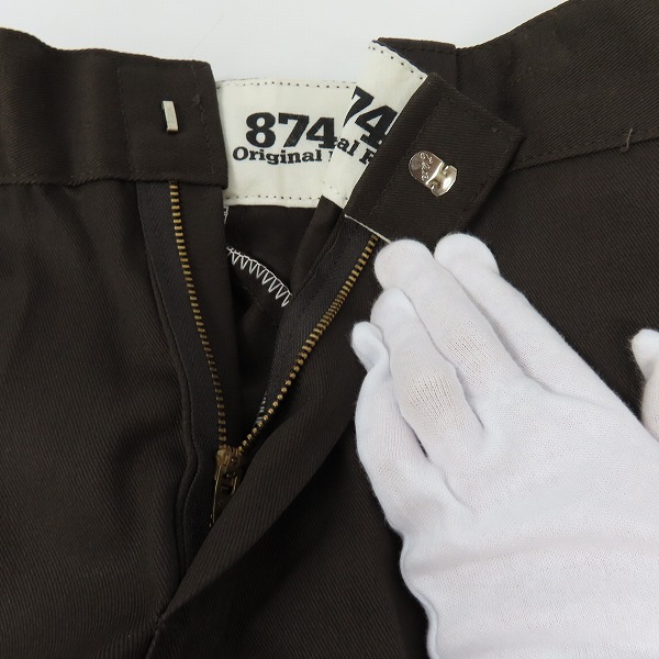 実際に弊社で買取させて頂いた【未使用】Dickies/ディッキーズ ワークパンツ/チノパン/ダークブラウン 29の画像 6枚目