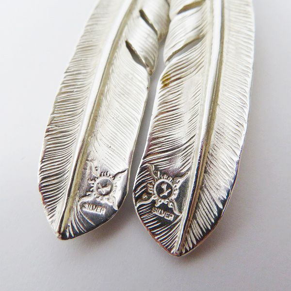 実際に弊社で買取させて頂いた【ギャラ付】FIRST ARROW'S/ファーストアローズ K18付フェザー L カスタム ペンダントの画像 3枚目