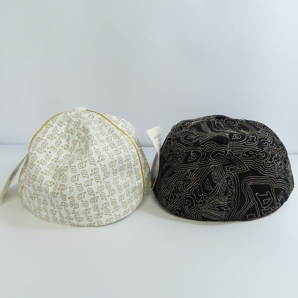 実際に弊社で買取させて頂いた(2)【未使用】Dickies/ディッキーズ キャップ ホワイト/ブラック L 2点セットの画像 1枚目