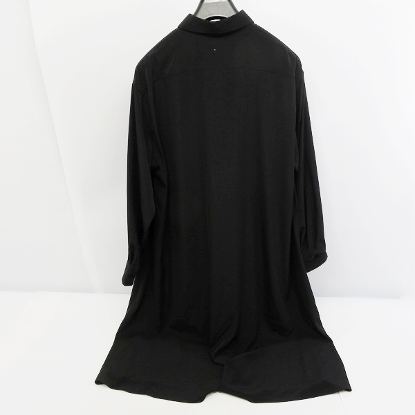 実際に弊社で買取させて頂いたLAD MUSICIAN/ラッドミュージシャン Long Shirt/ロングシャツ ブラック 2220-104/46の画像 1枚目