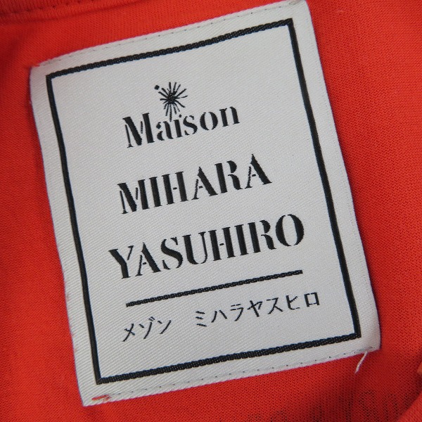実際に弊社で買取させて頂いたMaison MIHARA YASUHIRO/メゾンミハラヤスヒロ 358 プリント Tシャツ/44の画像 2枚目