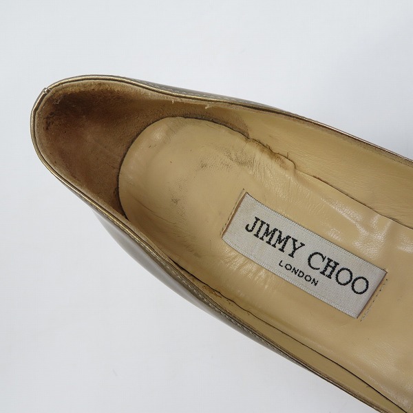実際に弊社で買取させて頂いたJIMMY CHOO/ジミーチュウ ピンヒール/35.5の画像 4枚目