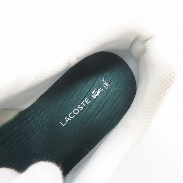 実際に弊社で買取させて頂いたLACOSTE/ラコステ COURT CAGE スニーカー SM00271/UK7.5の画像 4枚目