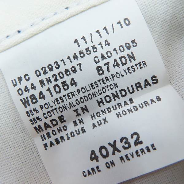 実際に弊社で買取させて頂いた(2)【未使用】Dickies/ディッキーズ ワークパンツ/チノパン ダークネイビー 874DN/40の画像 3枚目