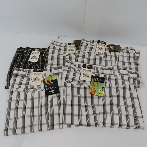実際に弊社で買取させて頂いた【おまとめ品】Dickies/ディッキーズ MULTI USE POCKET SHORTS/マルチユーズ ポケット ショーツ/チェック柄 ハーフパンツ/30