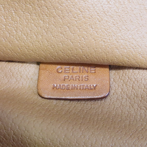 実際に弊社で買取させて頂いたCELINE/セリーヌ ゴールド金具 マカダム バニティバッグの画像 4枚目