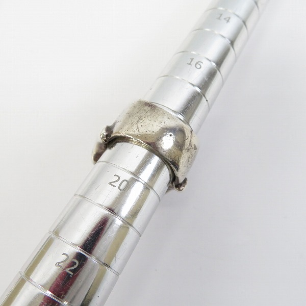 実際に弊社で買取させて頂いたTHIRTEEN DESIGNS/サーティーンデザインズ MAD SKULL RING/マッドスカル リング 18.5号の画像 6枚目