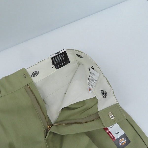 実際に弊社で買取させて頂いた(2)【未使用】Dickies/ディッキーズ ワークパンツ/チノパン カーキ 874KH/34の画像 4枚目