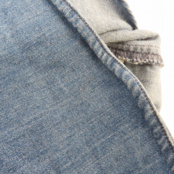 実際に弊社で買取させて頂いたDESCENDANT/ディセンダント デニム ボタンダウンシャツ/2の画像 7枚目