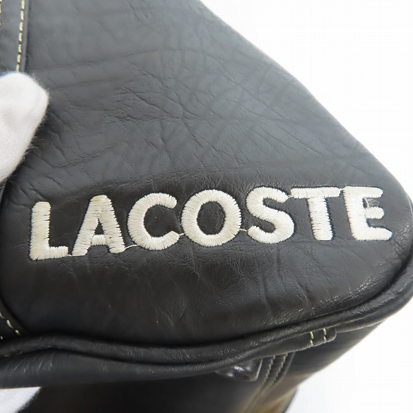 実際に弊社で買取させて頂いたLACOSTE/ラコステ ゴルフ/ボストンバッグ ブラックの画像 6枚目