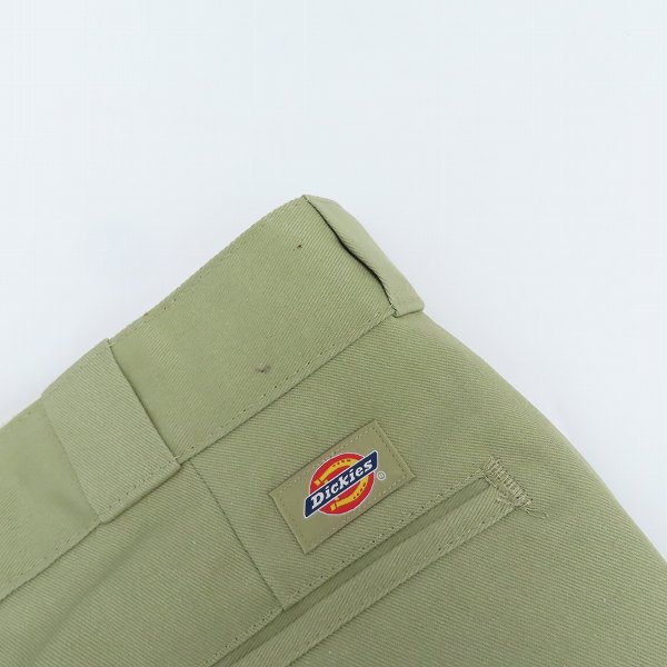 実際に弊社で買取させて頂いたDickies/ディッキーズ ワークパンツ/チノパン カーキ 874KH/34の画像 2枚目