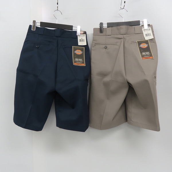実際に弊社で買取させて頂いた【未使用】Dickies/ディッキーズ MULTI-POCKET WORK SHORTS/マルチポケット ワーク ショーツ ネイビー系 グレー系/2点セットの画像 1枚目