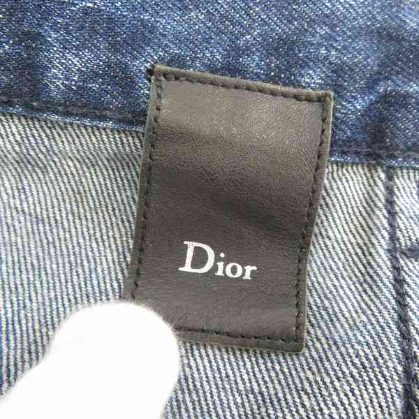 実際に弊社で買取させて頂いた【JPタグ】Dior HOMME/ディオールオム 加工デニムパンツ/ジーンズ 163D000TX205/30の画像 2枚目