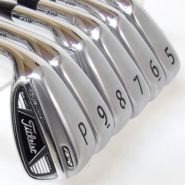 実際に弊社で買取させて頂いたTitleist/タイトリスト AP2 FORGED 710 アイアン レフティ/左用 #5～9,Pw 6本セット N.S.PRO 950GH FLEX：S