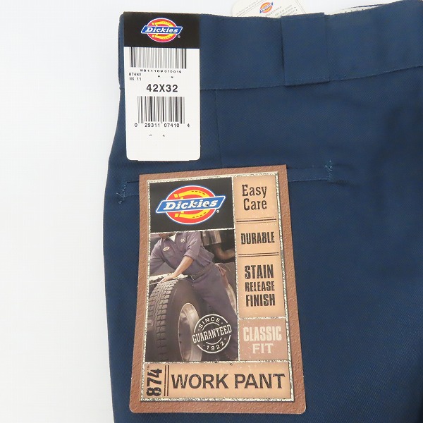 実際に弊社で買取させて頂いた【未使用】Dickies/ディッキーズ ワークパンツ/チノパン ブルー系 42の画像 9枚目