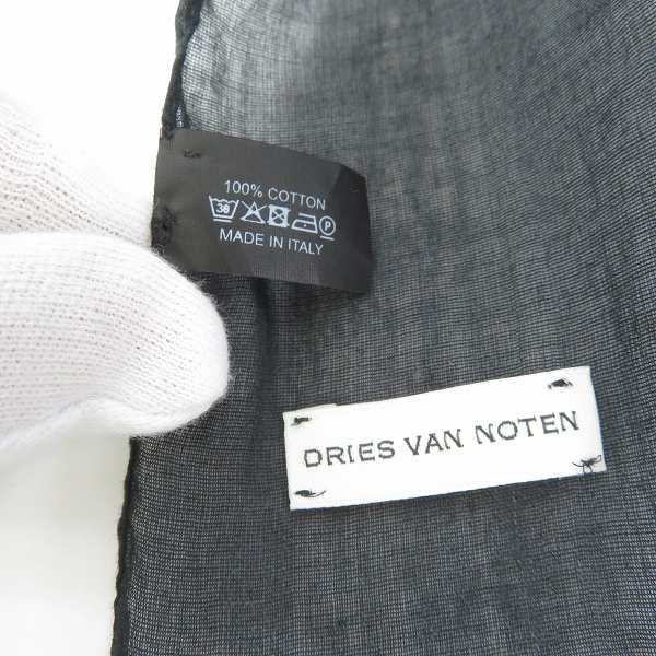 実際に弊社で買取させて頂いたDRIES VAN NOTEN/ドリスヴァンノッテン 大判スカーフの画像 2枚目