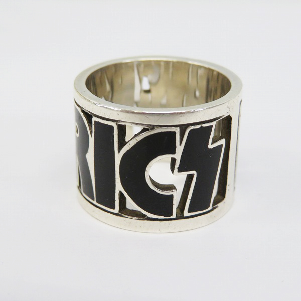 実際に弊社で買取させて頂いたHysterics/ヒステリックス ロゴデザイン シルバー リング/16号の画像 3枚目