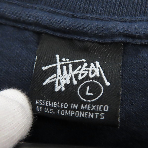 STUSSY/ステューシー SILVER ANNIVERSARY シルバーロゴ 半袖T
