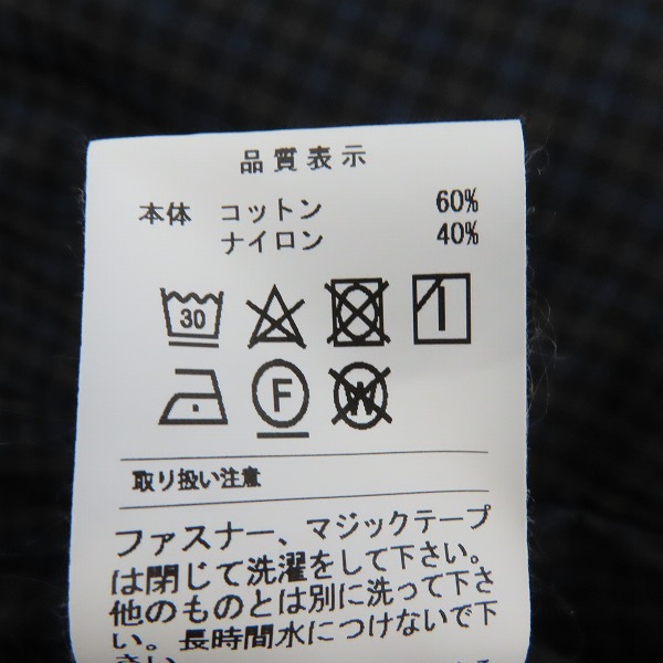 実際に弊社で買取させて頂いたDESCENDANT/ディセンダント ナイロンジャケット/2の画像 3枚目