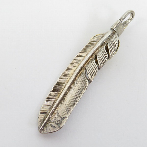 実際に弊社で買取させて頂いたFIRST ARROWS/ファーストアローズ K18ハートフェザー付 フェザーペンダントトップの画像 1枚目