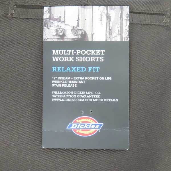 実際に弊社で買取させて頂いた【未使用】Dickies/ディッキーズ MULTI USE POCKET SHORTS/マルチユーズ ポケット ハーフパンツ WR824DB/34の画像 4枚目
