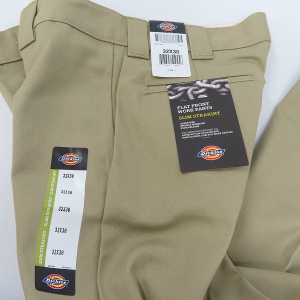実際に弊社で買取させて頂いた【未使用】Dickies/ディッキーズ ワークパンツ/チノパン /カーキ/32の画像 5枚目