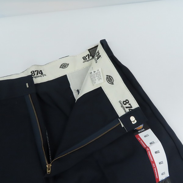 実際に弊社で買取させて頂いた(1)【未使用】Dickies/ディッキーズ ワークパンツ/チノパン ダークネイビー 874DN/40の画像 4枚目