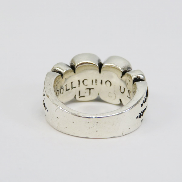 実際に弊社で買取させて頂いたLEATHERS AND TREASURES/レザーズ&トレジャーズ シェブロンリング ダイヤ 11.5号の画像 3枚目