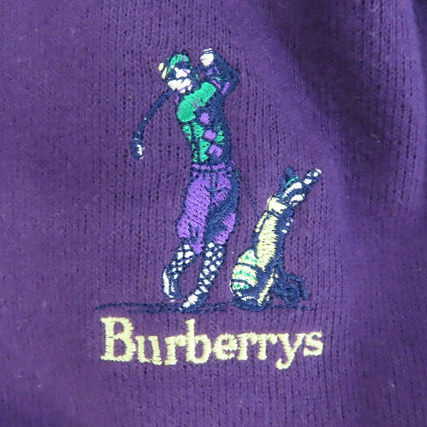 実際に弊社で買取させて頂いたBurberry's/バーバリーズ スウェット ゴルフ刺繍 /Mの画像 2枚目
