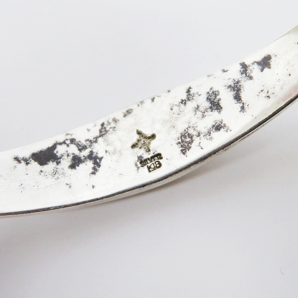 実際に弊社で買取させて頂いた【ギャラ付】FIRST ARROW'S/ファーストアローズ K18付 サークルセンターバングル BR-291の画像 6枚目