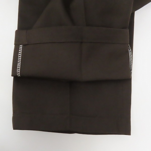 実際に弊社で買取させて頂いた【未使用】Dickies/ディッキーズ ワークパンツ/チノパン ダークブラウン 38の画像 5枚目