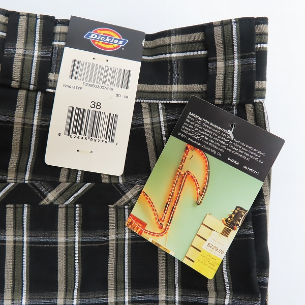 実際に弊社で買取させて頂いた【おまとめ品】Dickies/ディッキーズ MULTI USE POCKET SHORTS/マルチユーズ ポケット ショーツ/チェック柄 ハーフパンツ/38の画像 4枚目
