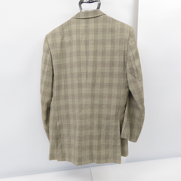 実際に弊社で買取させて頂いたChristian Dior/クリスチャンディオール チェック柄 テーラードジャケット OBN2022/A-6の画像 1枚目