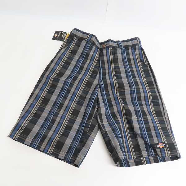 実際に弊社で買取させて頂いた【おまとめ品】Dickies/ディッキーズ MULTI USE POCKET SHORTS/マルチユーズ ポケット ショーツ/チェック柄 ハーフパンツ/32の画像 3枚目