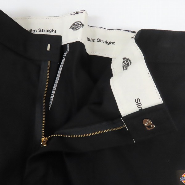 実際に弊社で買取させて頂いた【未使用】Dickies/ディッキーズ ワークパンツ/チノパン ブラック 44の画像 4枚目
